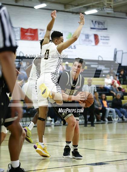 Thumbnail 1 in  Crespi vs Knight (5th West Valley Tip Off Tournament) photogallery.