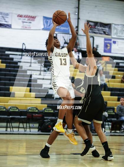 Thumbnail 2 in  Crespi vs Knight (5th West Valley Tip Off Tournament) photogallery.