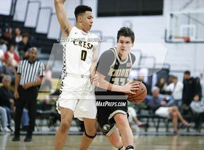 Thumbnail 2 in  Crespi vs Knight (5th West Valley Tip Off Tournament) photogallery.