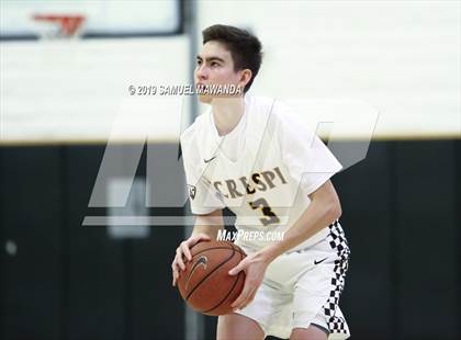 Thumbnail 2 in  Crespi vs Knight (5th West Valley Tip Off Tournament) photogallery.