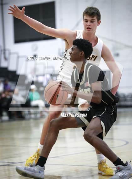 Thumbnail 2 in  Crespi vs Knight (5th West Valley Tip Off Tournament) photogallery.