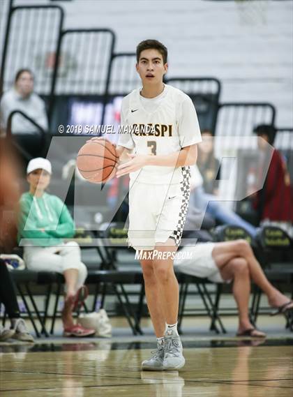 Thumbnail 2 in  Crespi vs Knight (5th West Valley Tip Off Tournament) photogallery.