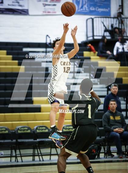 Thumbnail 3 in  Crespi vs Knight (5th West Valley Tip Off Tournament) photogallery.