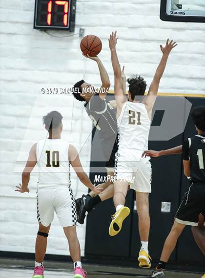 Thumbnail 2 in  Crespi vs Knight (5th West Valley Tip Off Tournament) photogallery.