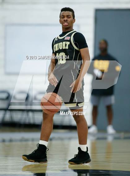 Thumbnail 2 in  Crespi vs Knight (5th West Valley Tip Off Tournament) photogallery.