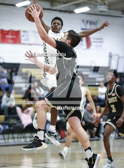 Thumbnail 3 in  Crespi vs Knight (5th West Valley Tip Off Tournament) photogallery.