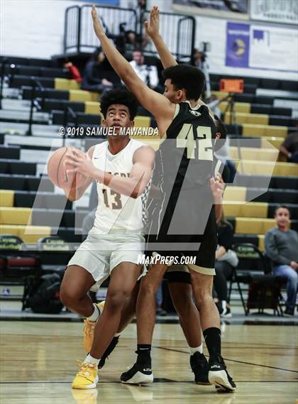 Thumbnail 3 in  Crespi vs Knight (5th West Valley Tip Off Tournament) photogallery.