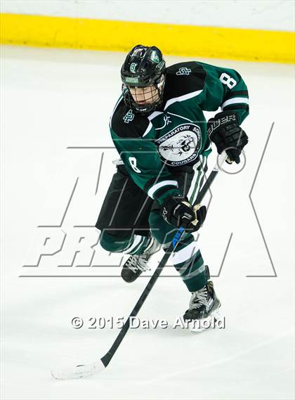 Thumbnail 2 in Austin Prep vs Malden Catholic (MIAA Super 8 Semifinal) photogallery.