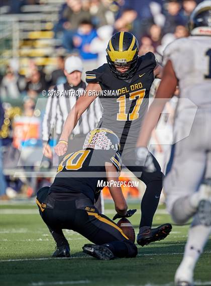 Thumbnail 3 in Del Oro vs. Central Catholic (CIF SJS D2 Final) photogallery.