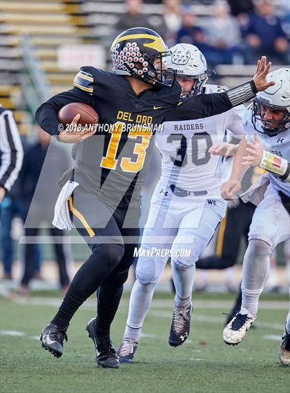 Thumbnail 2 in Del Oro vs. Central Catholic (CIF SJS D2 Final) photogallery.