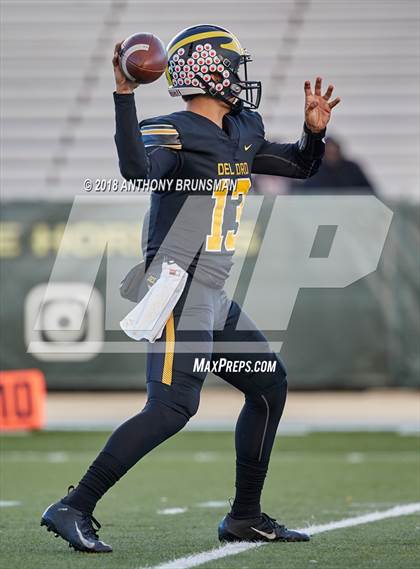 Thumbnail 1 in Del Oro vs. Central Catholic (CIF SJS D2 Final) photogallery.