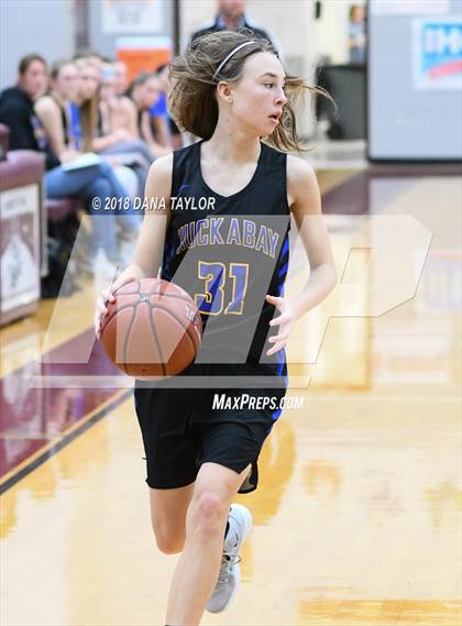 Thumbnail 3 in Huckabay vs Iowa Park (Poolville Mesquite Pit Classic Tournament) photogallery.
