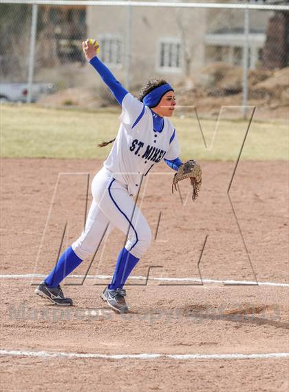 Thumbnail 3 in St. Michael's vs. Bernalillo photogallery.