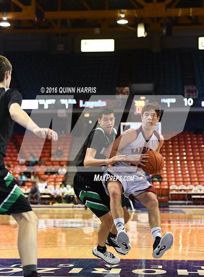 Thumbnail 3 in Loyola Academy vs. Niles Notre Dame (Chicago Elite Classic) photogallery.