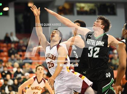 Thumbnail 3 in Loyola Academy vs. Niles Notre Dame (Chicago Elite Classic) photogallery.