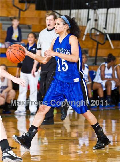 Thumbnail 2 in Dickinson vs Cypress Creek (McDonald's Texas Invitational) photogallery.