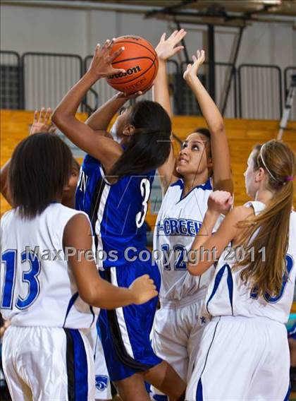 Thumbnail 1 in Dickinson vs Cypress Creek (McDonald's Texas Invitational) photogallery.