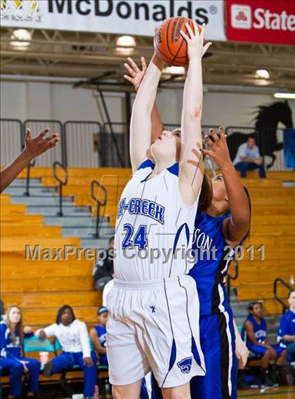Thumbnail 2 in Dickinson vs Cypress Creek (McDonald's Texas Invitational) photogallery.