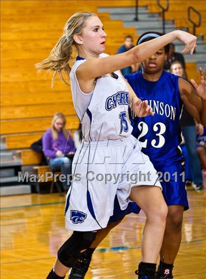 Thumbnail 2 in Dickinson vs Cypress Creek (McDonald's Texas Invitational) photogallery.