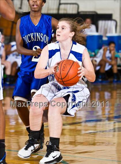 Thumbnail 3 in Dickinson vs Cypress Creek (McDonald's Texas Invitational) photogallery.