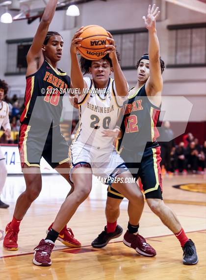 Thumbnail 1 in Fairfax vs Birmingham (CIF LACS Open Division Semifinal) photogallery.