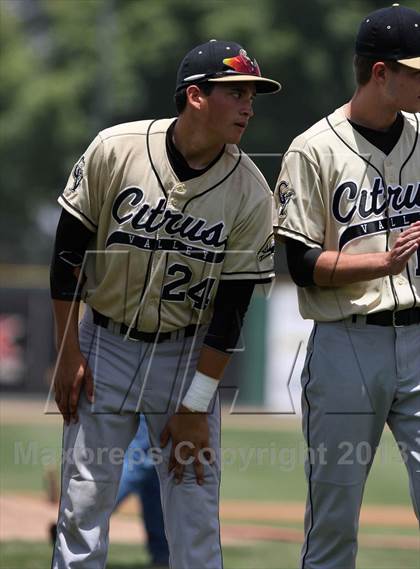 Thumbnail 2 in Oak Hills vs. Citrus Valley (CIF SS D5 Final) photogallery.