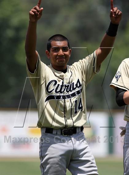 Thumbnail 2 in Oak Hills vs. Citrus Valley (CIF SS D5 Final) photogallery.