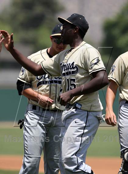 Thumbnail 2 in Oak Hills vs. Citrus Valley (CIF SS D5 Final) photogallery.
