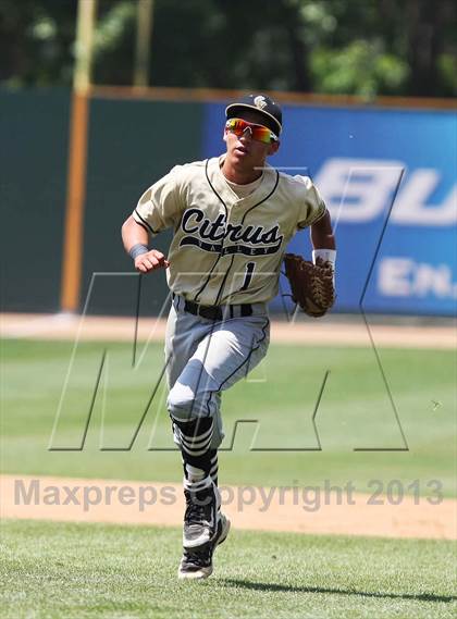 Thumbnail 3 in Oak Hills vs. Citrus Valley (CIF SS D5 Final) photogallery.