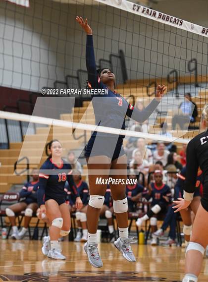 Thumbnail 3 in Cy-Fair v Cypress Springs (CFISD / Katy Tournament) photogallery.