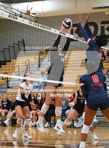 Thumbnail 3 in Cy-Fair v Cypress Springs (CFISD / Katy Tournament) photogallery.
