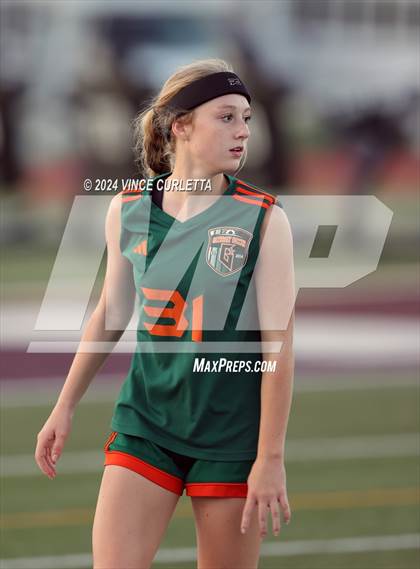 Thumbnail 1 in Wimberley vs. Gateway College Preparatory (UIL 4A Soccer Bi-District) photogallery.