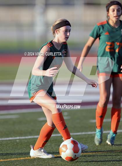 Thumbnail 1 in Wimberley vs. Gateway College Preparatory (UIL 4A Soccer Bi-District) photogallery.