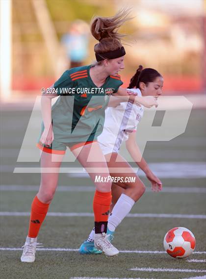 Thumbnail 1 in Wimberley vs. Gateway College Preparatory (UIL 4A Soccer Bi-District) photogallery.