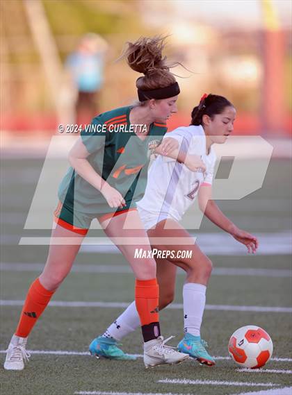 Thumbnail 2 in Wimberley vs. Gateway College Preparatory (UIL 4A Soccer Bi-District) photogallery.