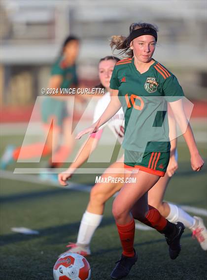 Thumbnail 1 in Wimberley vs. Gateway College Preparatory (UIL 4A Soccer Bi-District) photogallery.