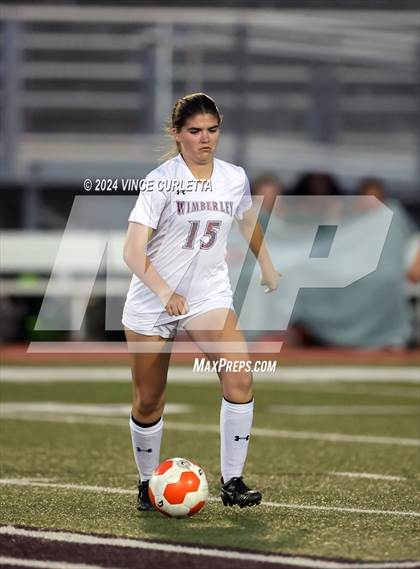 Thumbnail 1 in Wimberley vs. Gateway College Preparatory (UIL 4A Soccer Bi-District) photogallery.