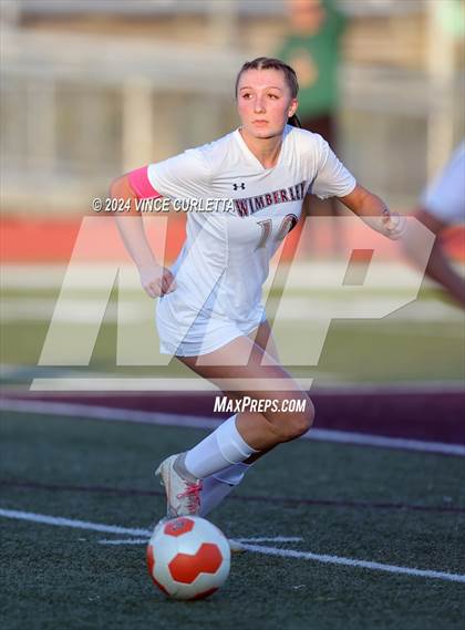 Thumbnail 3 in Wimberley vs. Gateway College Preparatory (UIL 4A Soccer Bi-District) photogallery.