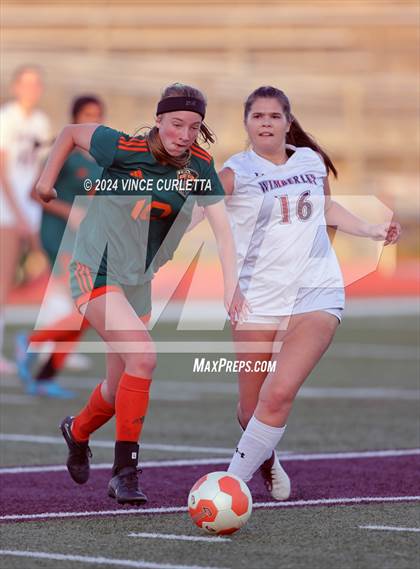 Thumbnail 1 in Wimberley vs. Gateway College Preparatory (UIL 4A Soccer Bi-District) photogallery.