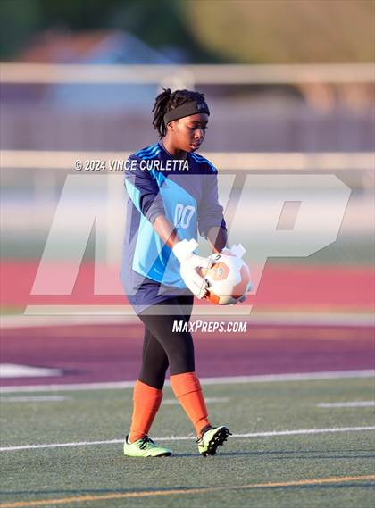 Thumbnail 2 in Wimberley vs. Gateway College Preparatory (UIL 4A Soccer Bi-District) photogallery.