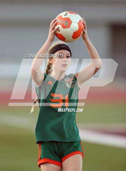 Thumbnail 1 in Wimberley vs. Gateway College Preparatory (UIL 4A Soccer Bi-District) photogallery.