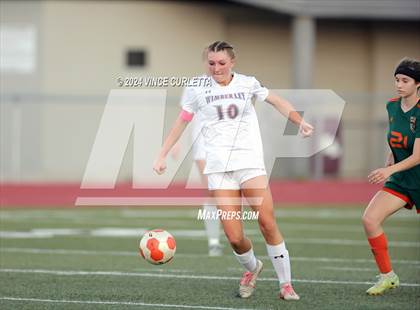 Thumbnail 1 in Wimberley vs. Gateway College Preparatory (UIL 4A Soccer Bi-District) photogallery.
