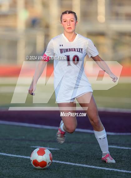 Thumbnail 1 in Wimberley vs. Gateway College Preparatory (UIL 4A Soccer Bi-District) photogallery.