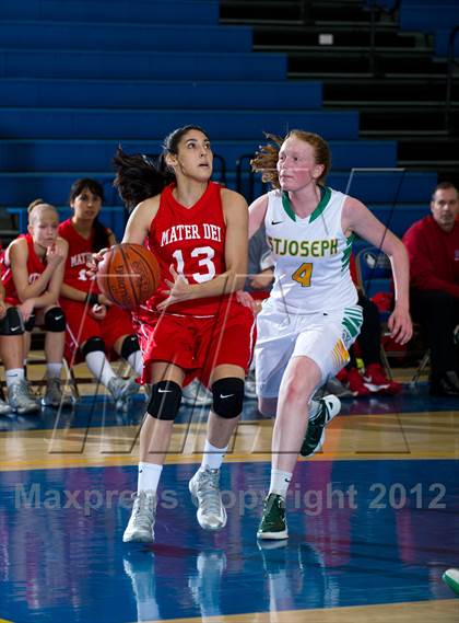 Thumbnail 1 in St. Joseph vs Mater Dei (National Prep Classic) photogallery.