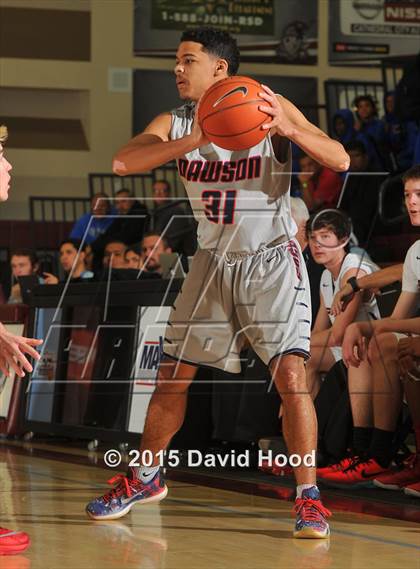 Thumbnail 3 in Dawson vs. Pinnacle (MaxPreps Holiday Classic) photogallery.