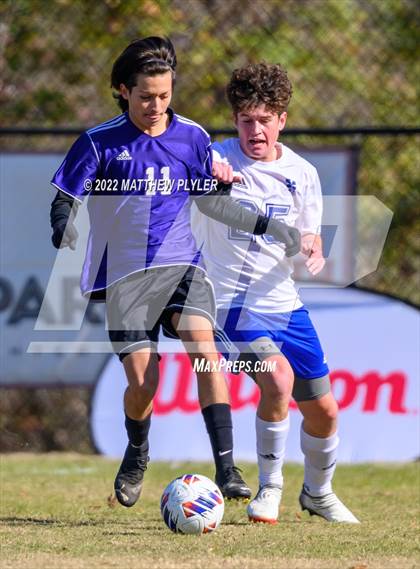Thumbnail 3 in Christ the King vs. Rosewood (NCHSAA 1A Final)(1 of 2 - the Game) photogallery.