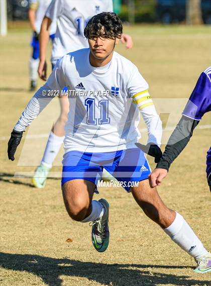 Thumbnail 3 in Christ the King vs. Rosewood (NCHSAA 1A Final)(1 of 2 - the Game) photogallery.