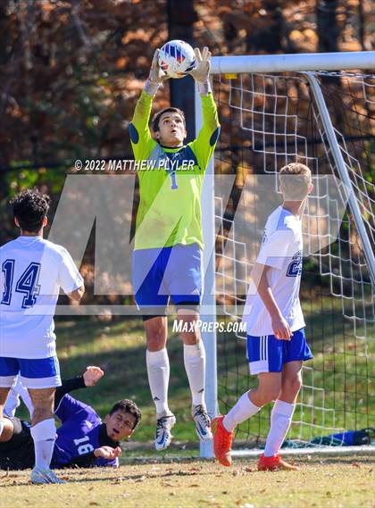 Thumbnail 3 in Christ the King vs. Rosewood (NCHSAA 1A Final)(1 of 2 - the Game) photogallery.