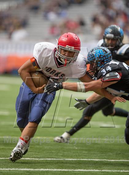 Thumbnail 2 in Rye Neck vs. Chenango Forks (NYSPHSAA Class C Final) photogallery.