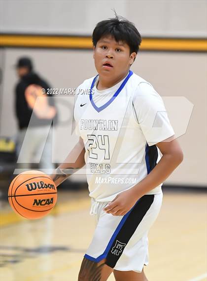 Thumbnail 3 in Fountain Hills vs. Highland Prep (Coyotes Basketball Invitational) Championship photogallery.